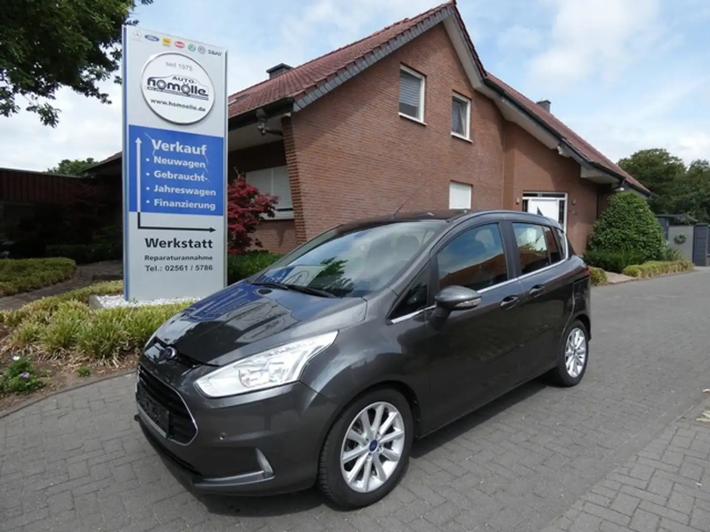 Ford B-Max 1.0 Titanium LM Schiebetüren PDC Sitzh. v. Grau - 1