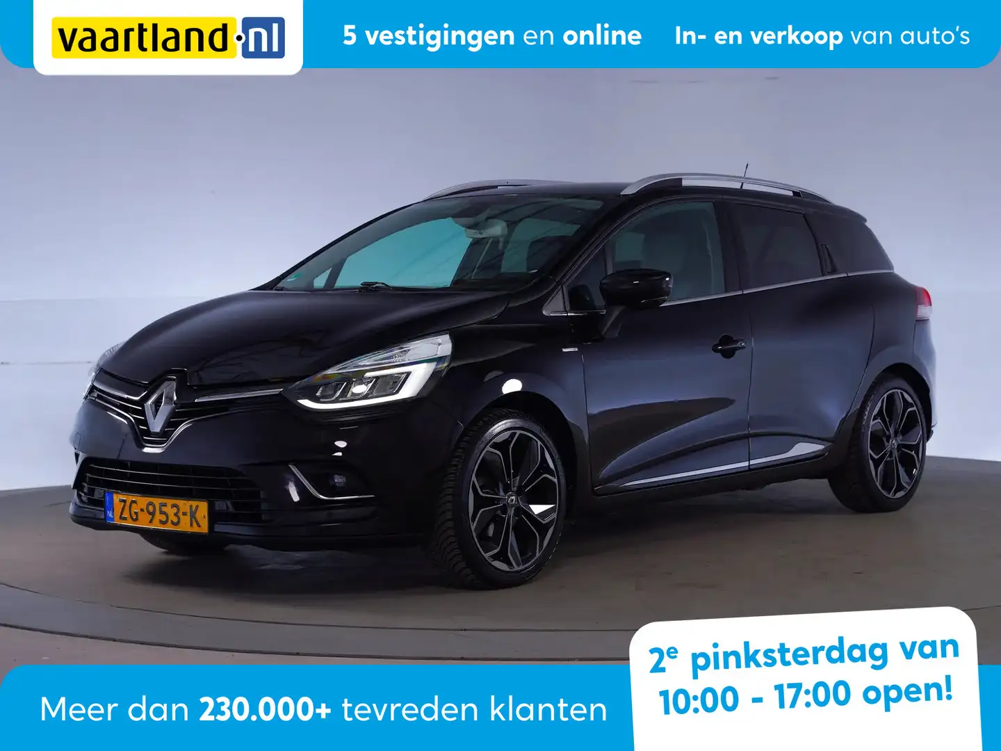 Renault Clio ESTATE 0.9 TCe Bose [ LED Navi Alcantara/leder Cam Schwarz - 1