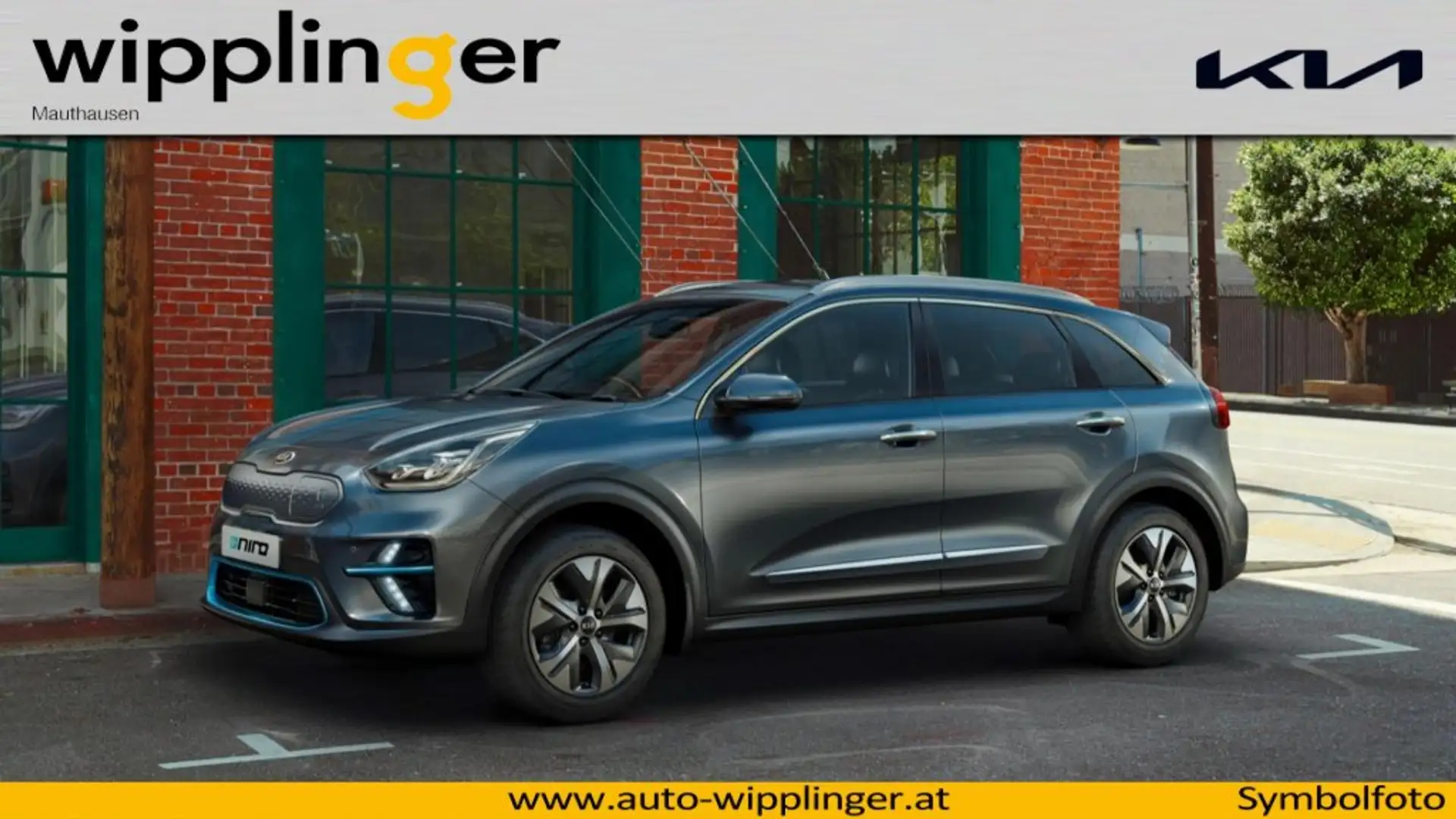 Kia e-Niro KIA EV Niro Elektro (DE) 64kWh long Range Gold Aut. Grau - 1