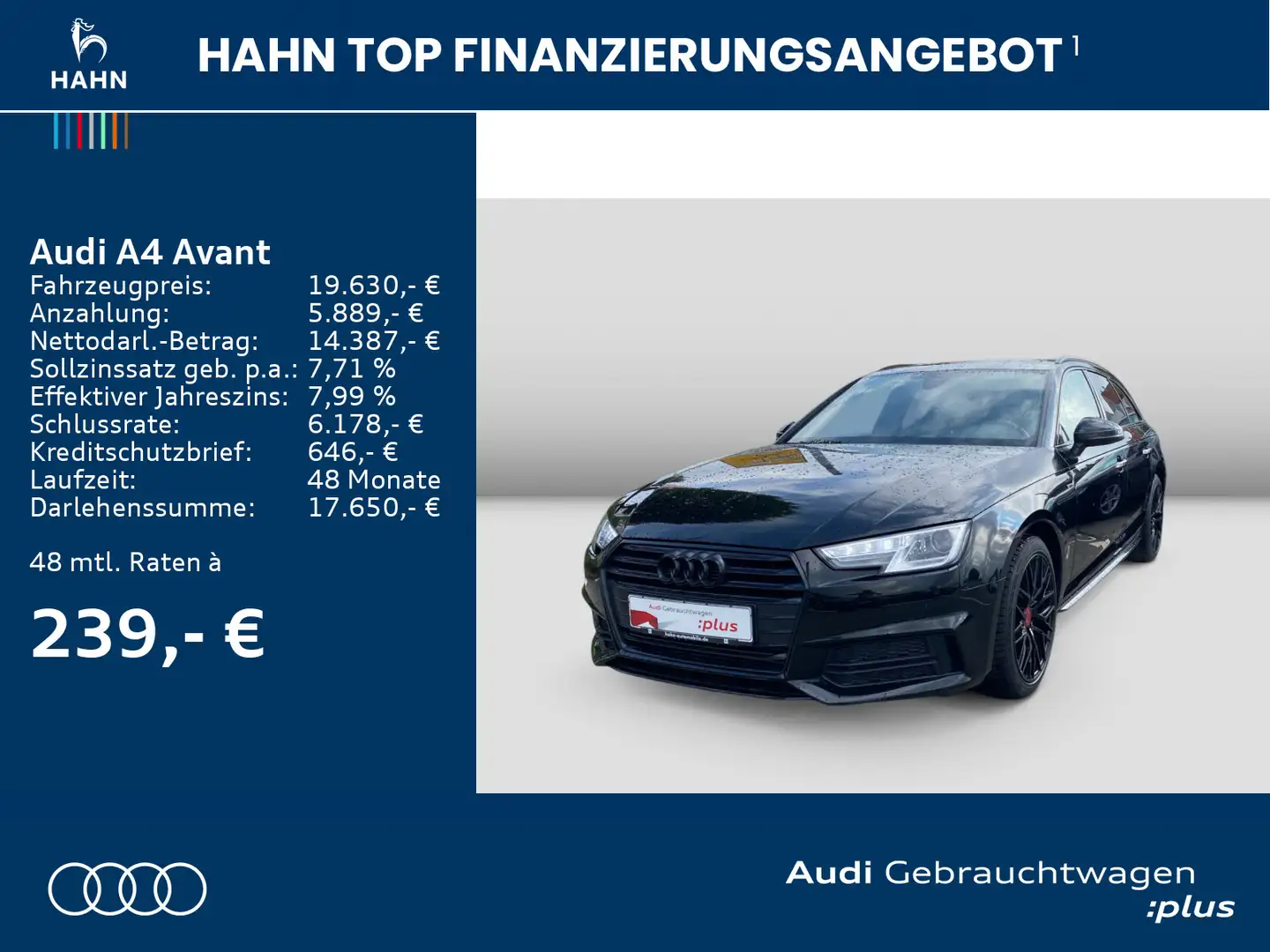 Audi A4 sport 3.0TDI S tronic CAM XEN Navi Zwart - 2