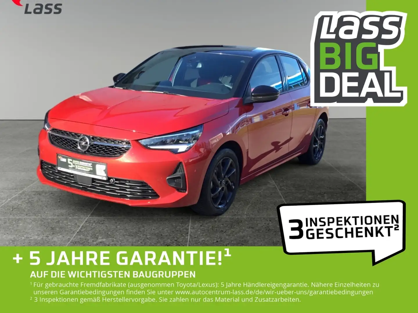 Opel Corsa F 1.2 Turbo GS Sitzheizung, LED, Tempomat Rot - 1