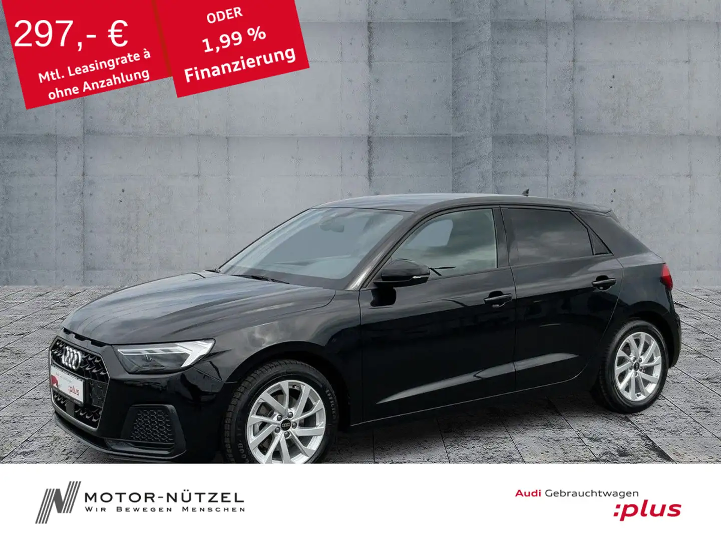 Audi A1 30 TFSI ADVANCED LED+NAVI+SONOS+PDC Schwarz - 1