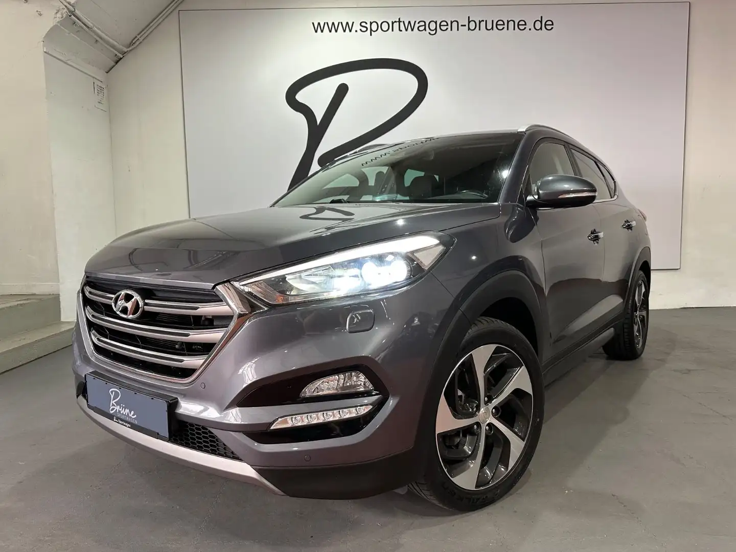 Hyundai TUCSON Premium 4WD/Leder/20Zoll/AHK/COC Grau - 1