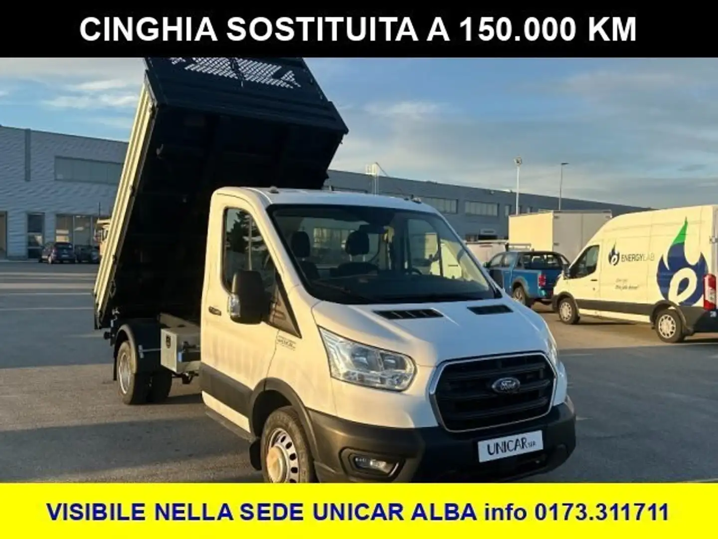 Ford Transit 350 L2 2.0TDCI 130CV TREND RIBALTABILE Blanc - 1