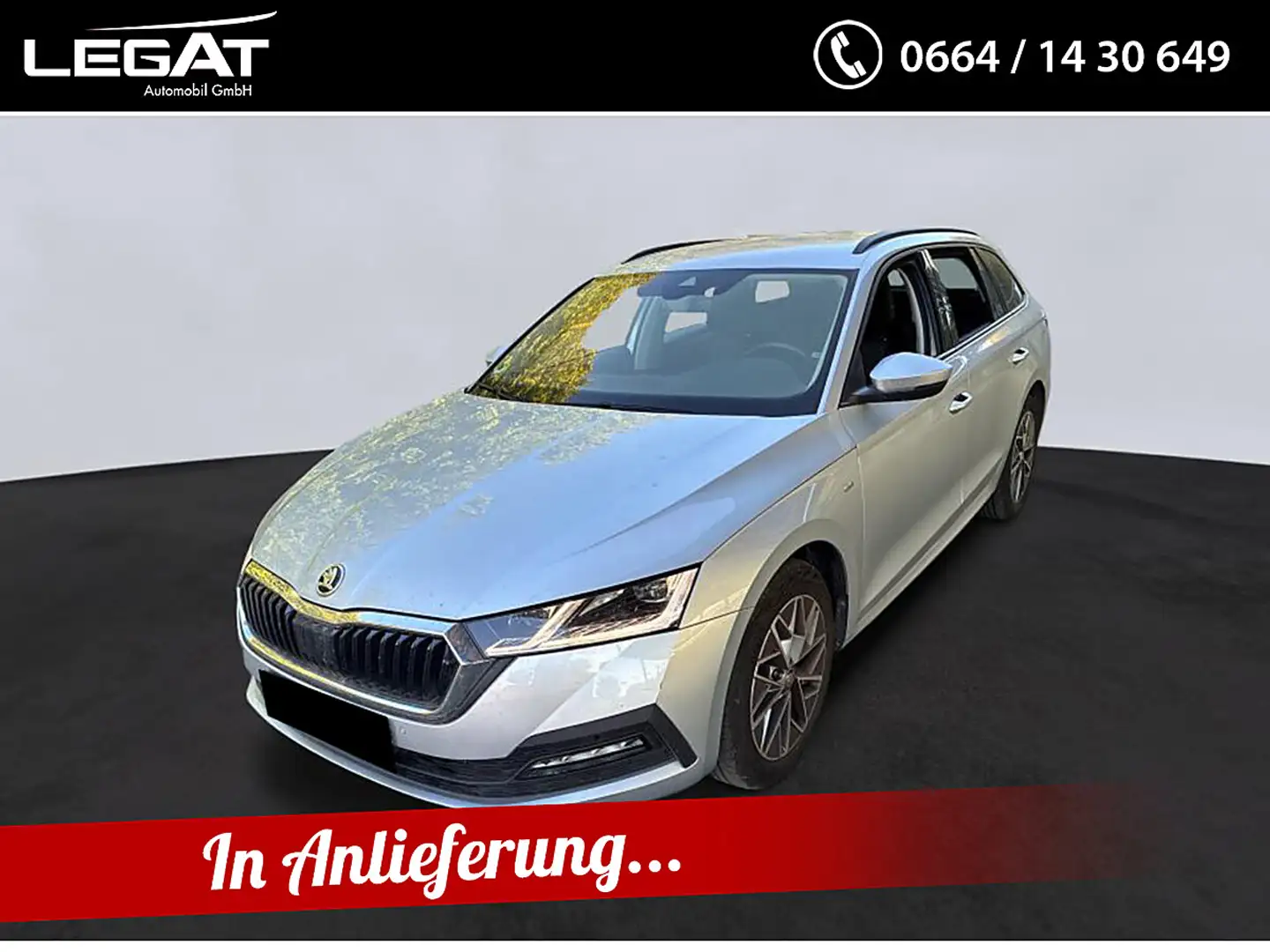 Skoda Octavia Combi 2,0 TDI Ambition DSG *NAVI*LED*KESSY* Silber - 1