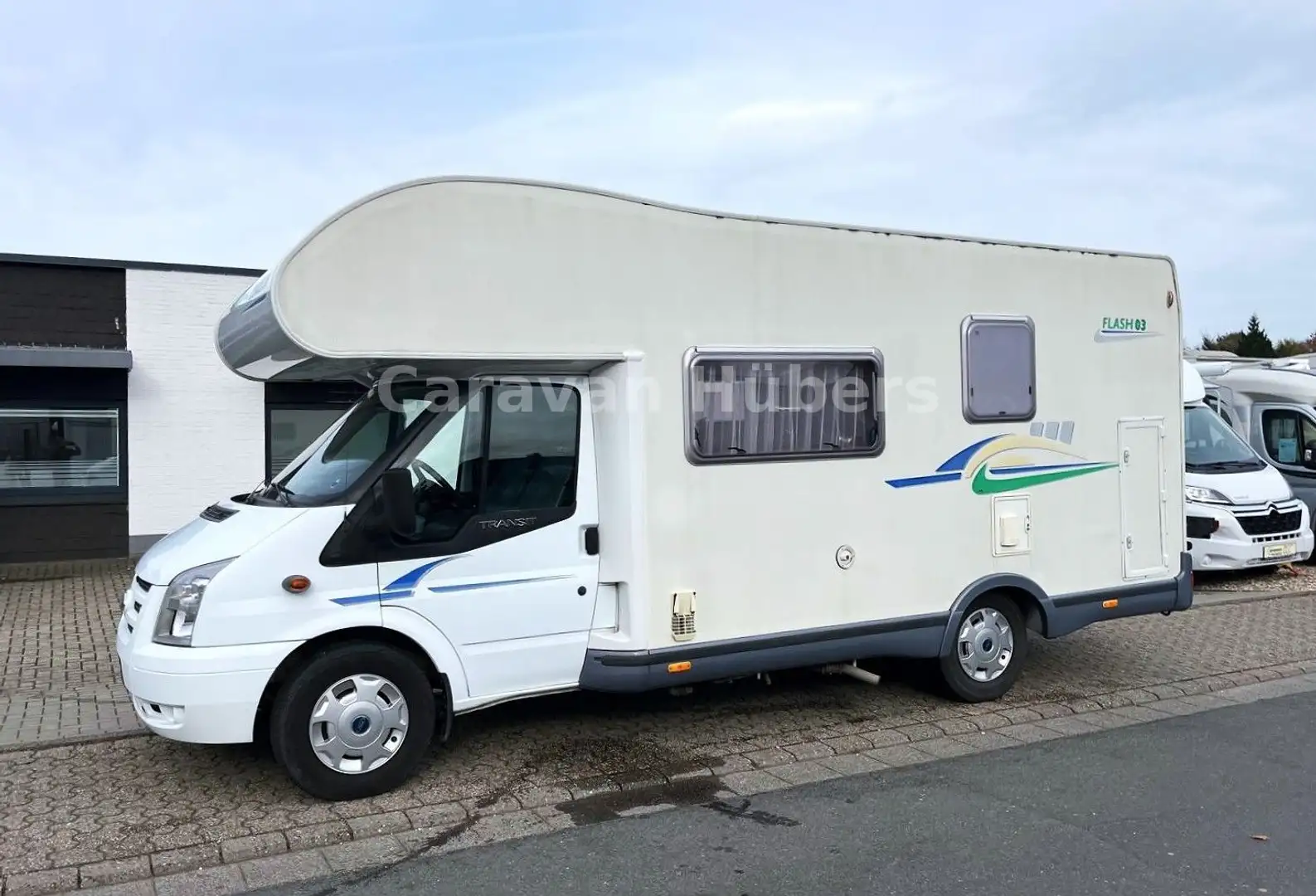 Chausson Flash 03 - Garage - Etagenbetten - Tempomat Weiß - 1