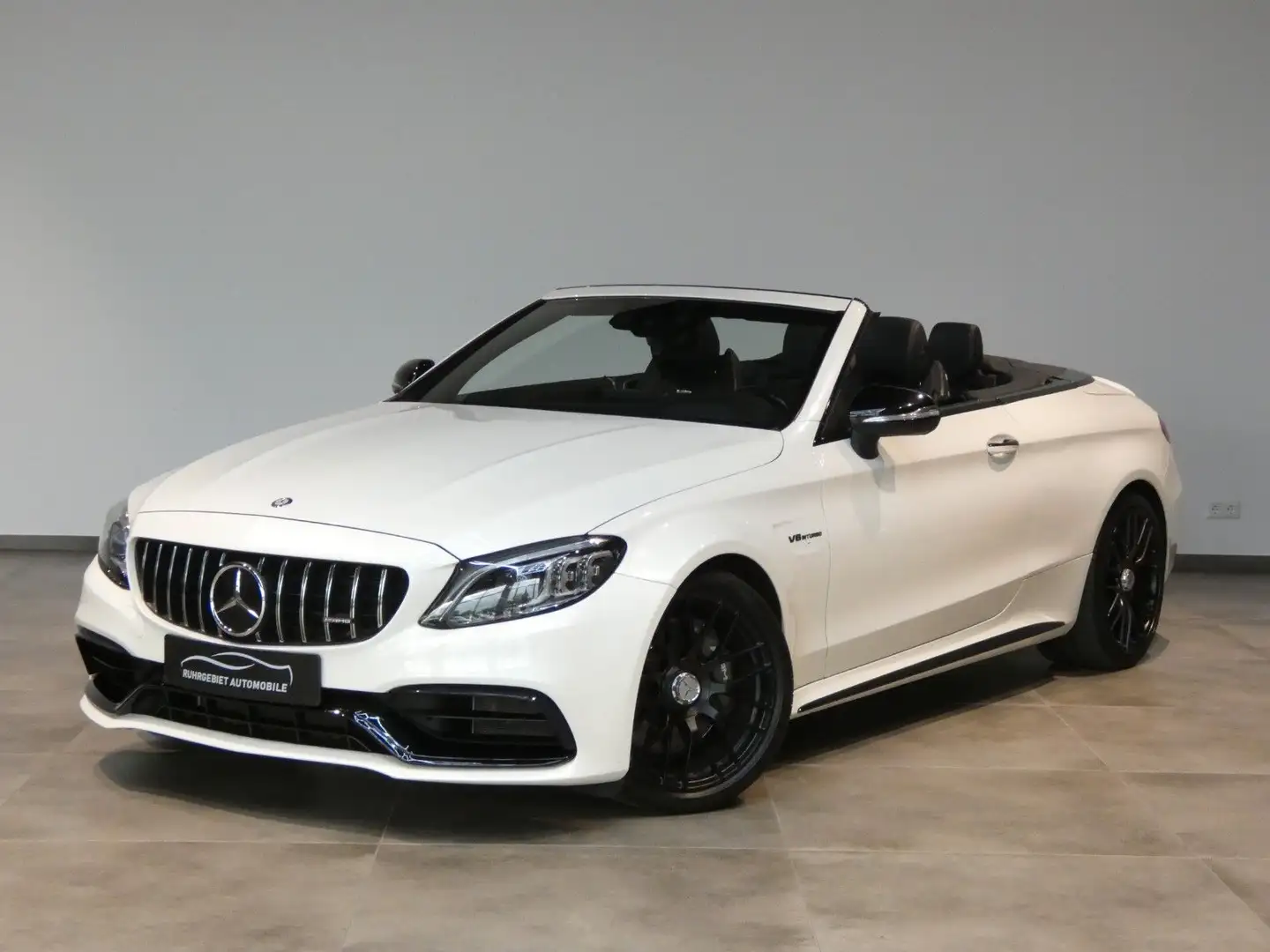 Mercedes-Benz C 63 AMG Cabrio*Head-Up*Burmester*Airscarf*Night Blanc - 2