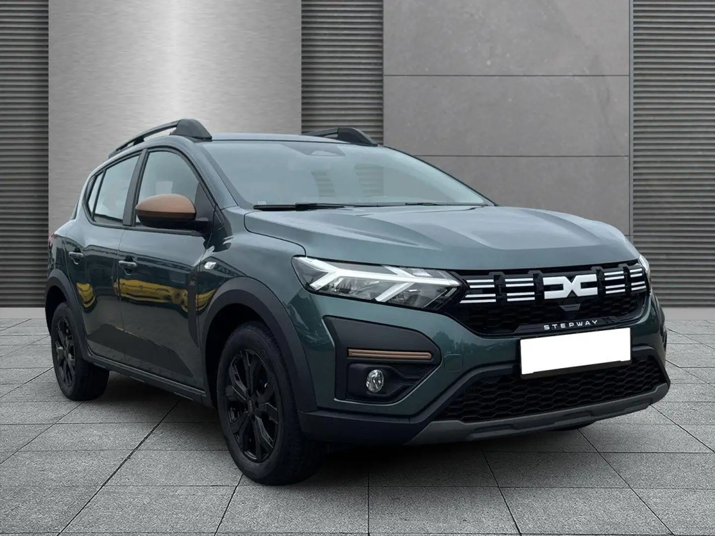 Dacia Sandero Stepway Extreme+RFK+SHK+Klimaauto TCe 110 81 kW... Grün - 1