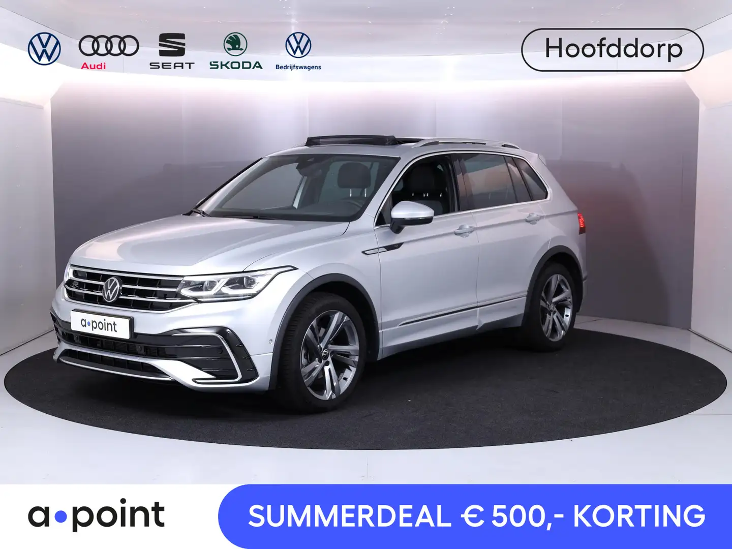 Volkswagen Tiguan 1.5 TSI R-Line Business 150 pk Automaat (DSG) | Ve Grijs - 1