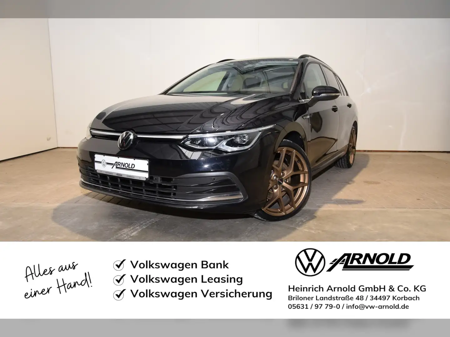 Volkswagen Golf Variant VIII Var. TDI Style DSG Noir - 1