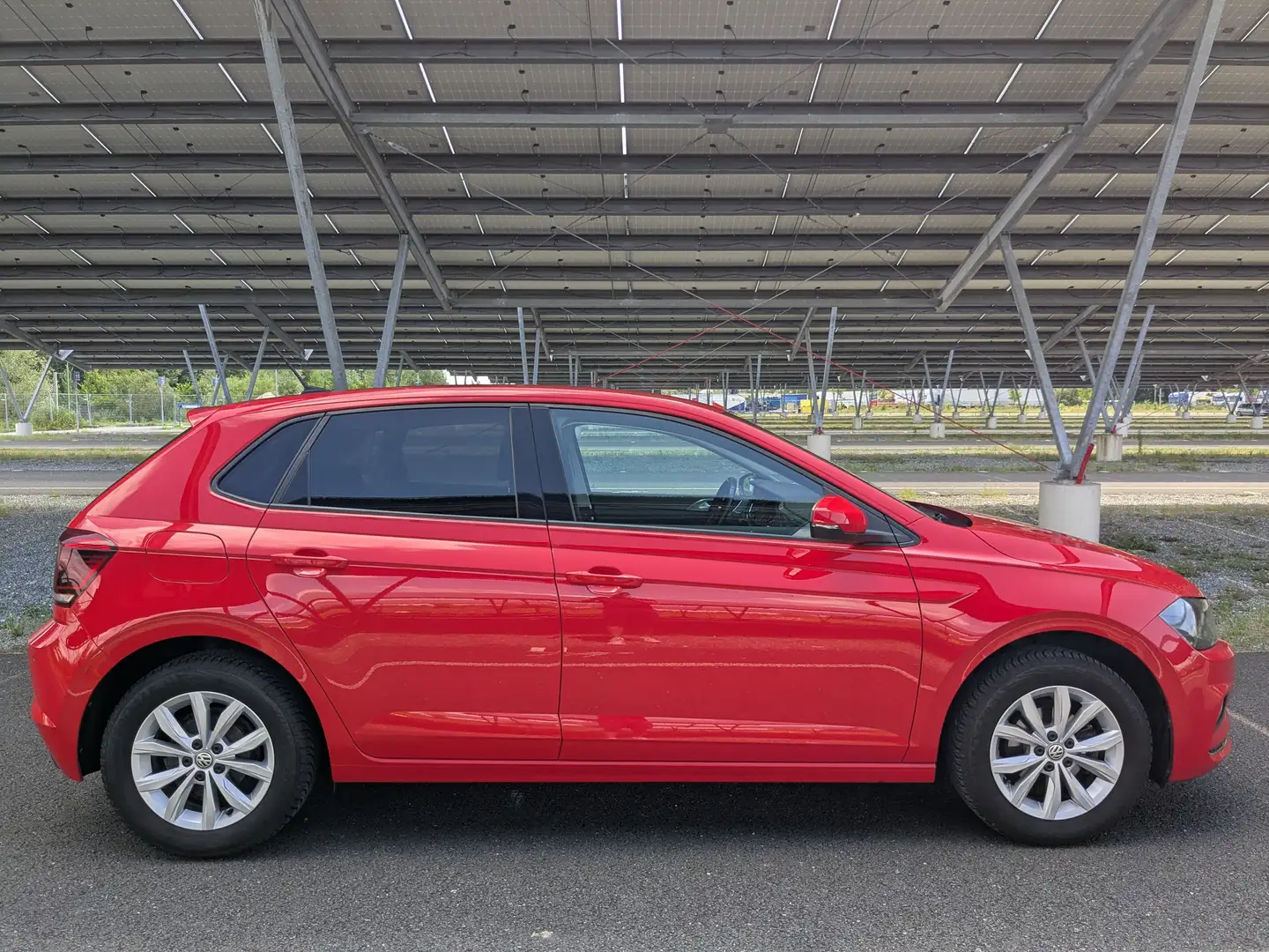 Volkswagen Polo Polo 1.0 TSI Highline |Sport|Clima|Carplay|PDC Rood - 2