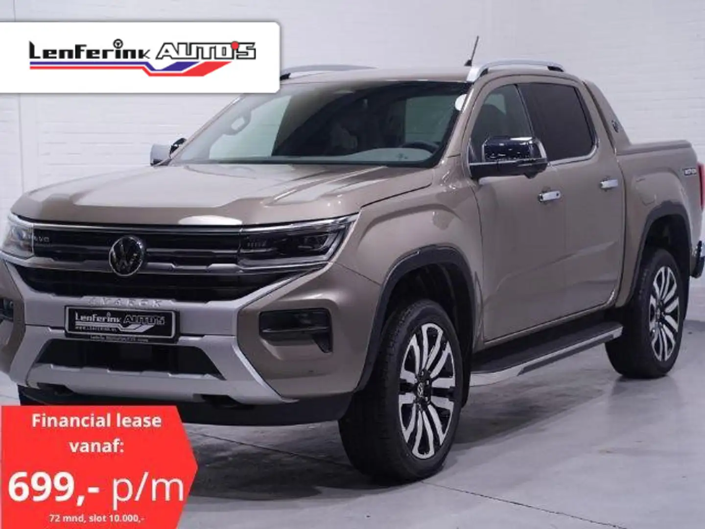 Volkswagen Amarok 3.0 TDI V6 240 pk Aventura Elek. Rolkoffer Navi, 3 Beige - 1