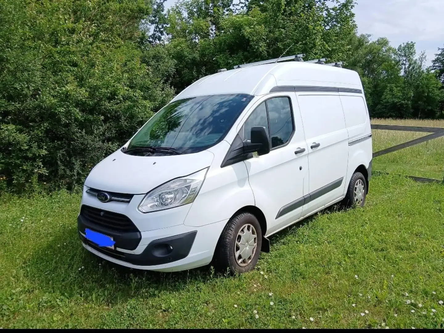 Ford Transit Custom L1 H2 (Camper, Bettgestell entfernbar) Weiß - 1
