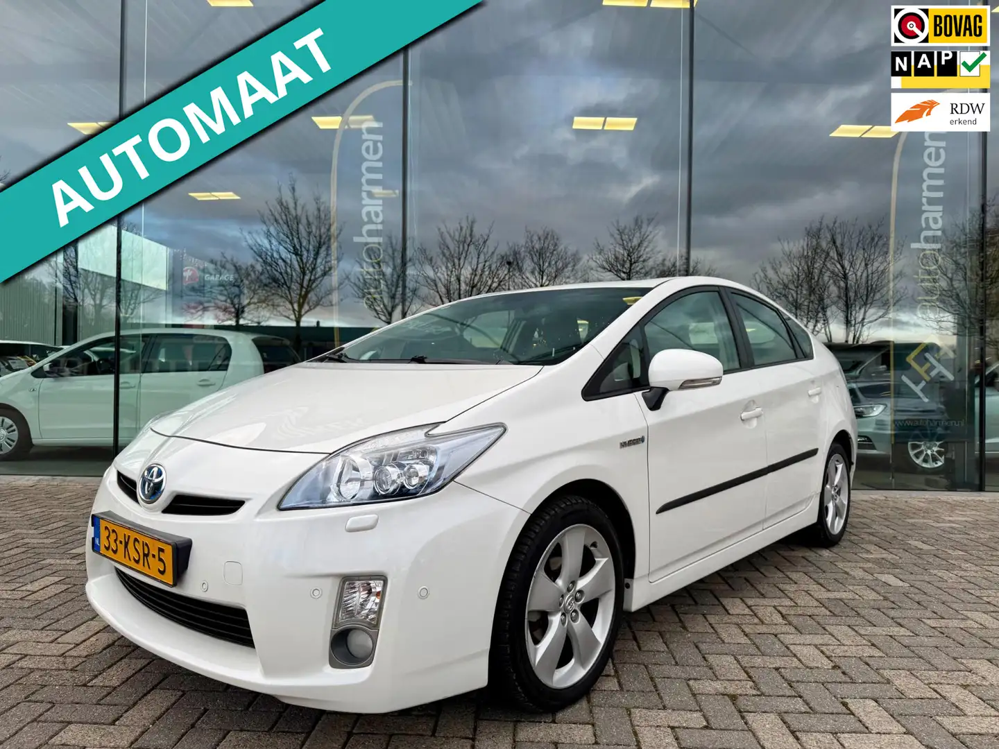 Toyota Prius 1.8 Dynamic, NAP, Camera, Navi, LED, HUD Weiß - 1