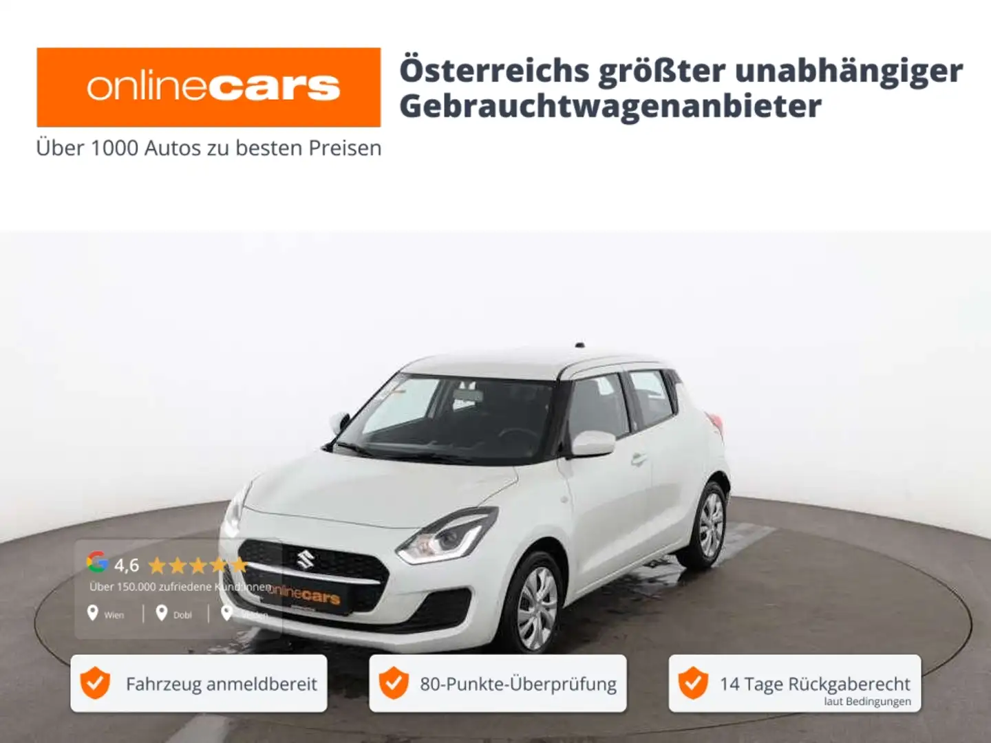 Suzuki Swift 1.2 Dualjet LED TEMPOMAT KLIMA-ANLAGE Weiß - 1