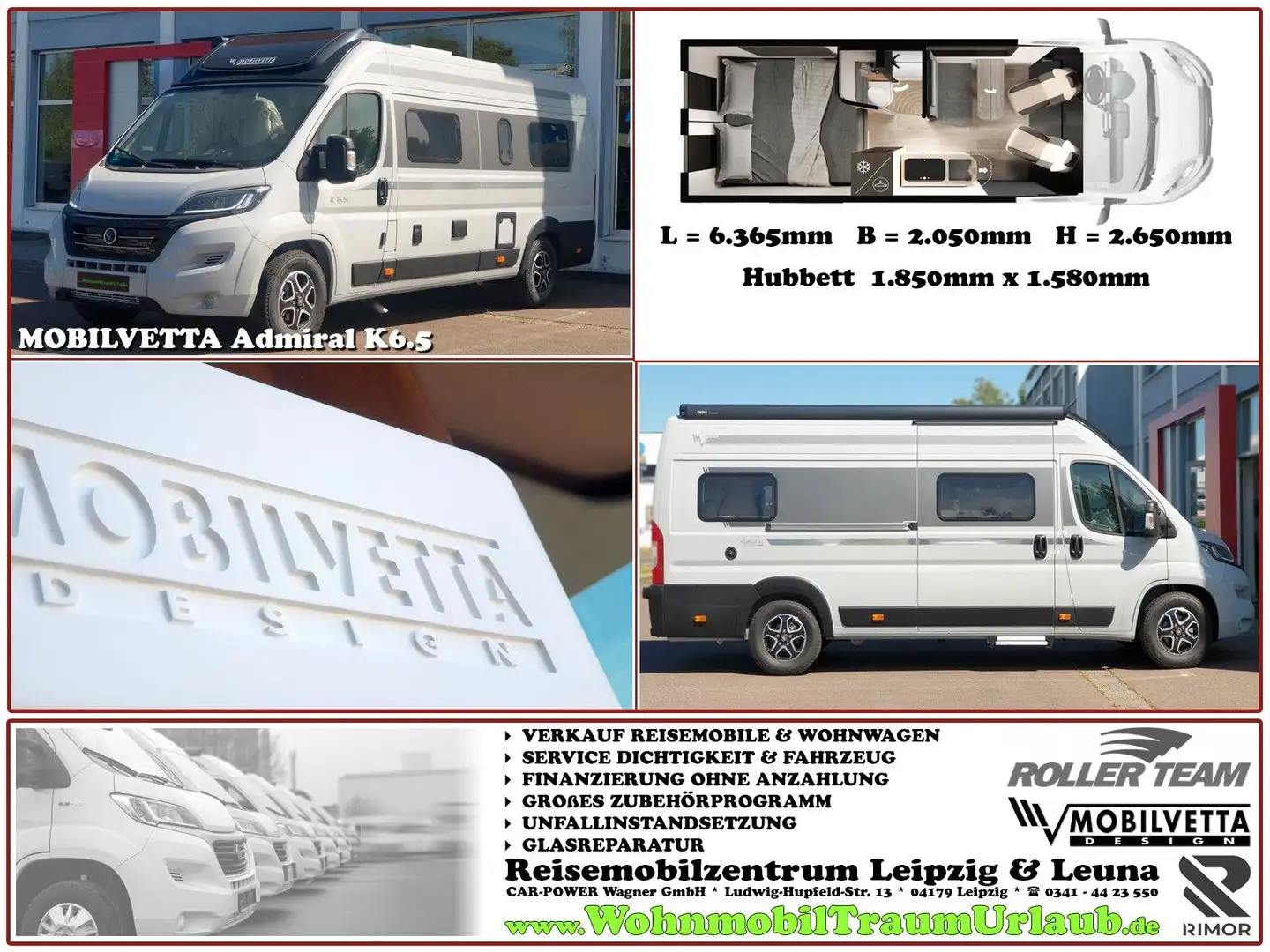 Mobilvetta Admiral K6.5 *MARKISE*SOLAR*SOFORT Grau - 1