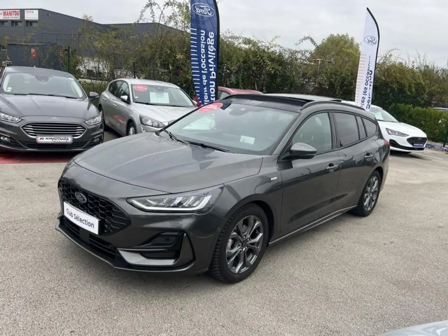 Ford Focus 1.0 Flexifuel mHEV 125ch ST-Line X Powershift Gris - 1