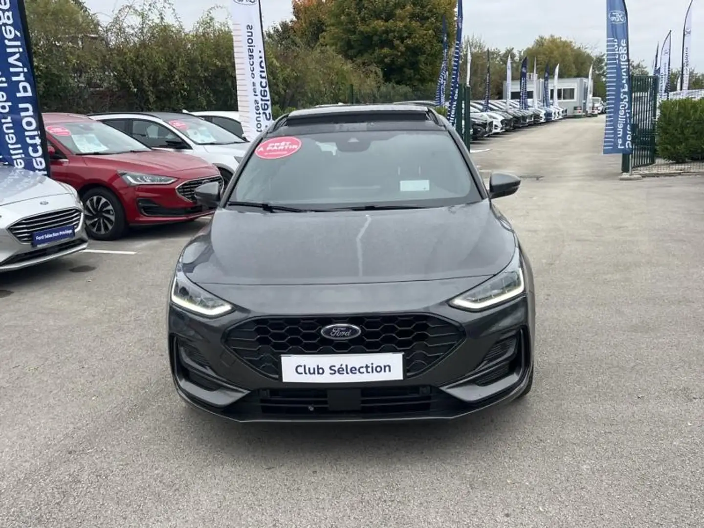 Ford Focus 1.0 Flexifuel mHEV 125ch ST-Line X Powershift Gris - 2
