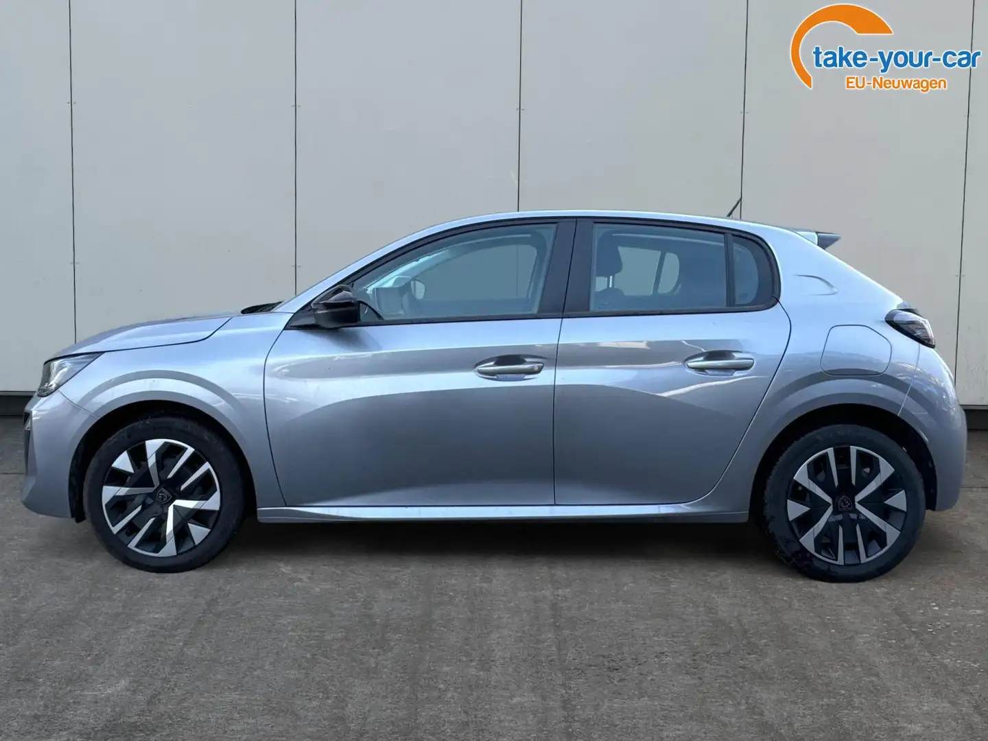 Peugeot 208 Active FACELIFT+SHZ+PDC+KLIMA+LED+APP 1.2 PureT... Silber - 2