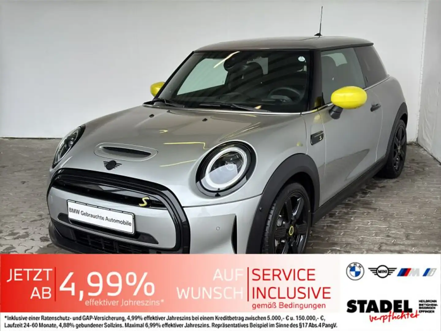 MINI Cooper SE Navi.LED.HuD.RüKam.DAB.Komfortzg Silber - 2