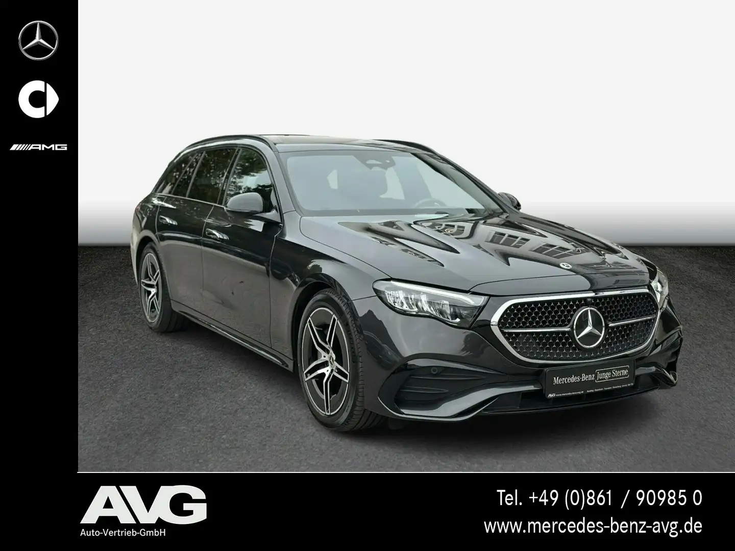 Mercedes-Benz E 200 E 200 T AMG-Advanced AHK Night Distr Kamera LED Gris - 2
