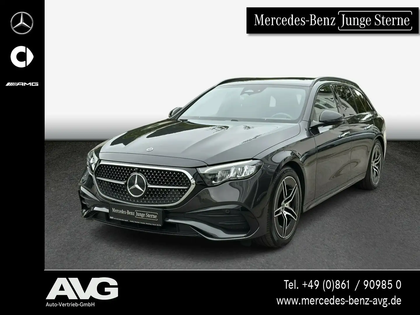 Mercedes-Benz E 200 E 200 T AMG-Advanced AHK Night Distr Kamera LED Gris - 1