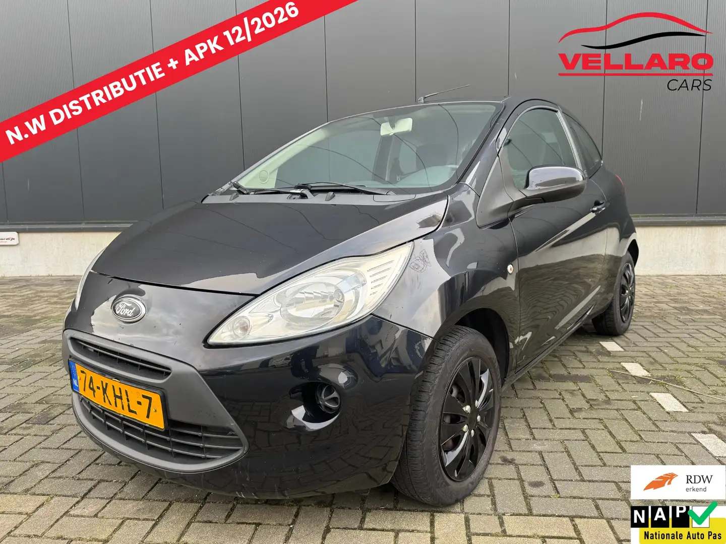 Ford Ka/Ka+ 1.2 NAP | APK | DEALER ONDERHOUDEN |NW DISTRIBUTIE Zwart - 1