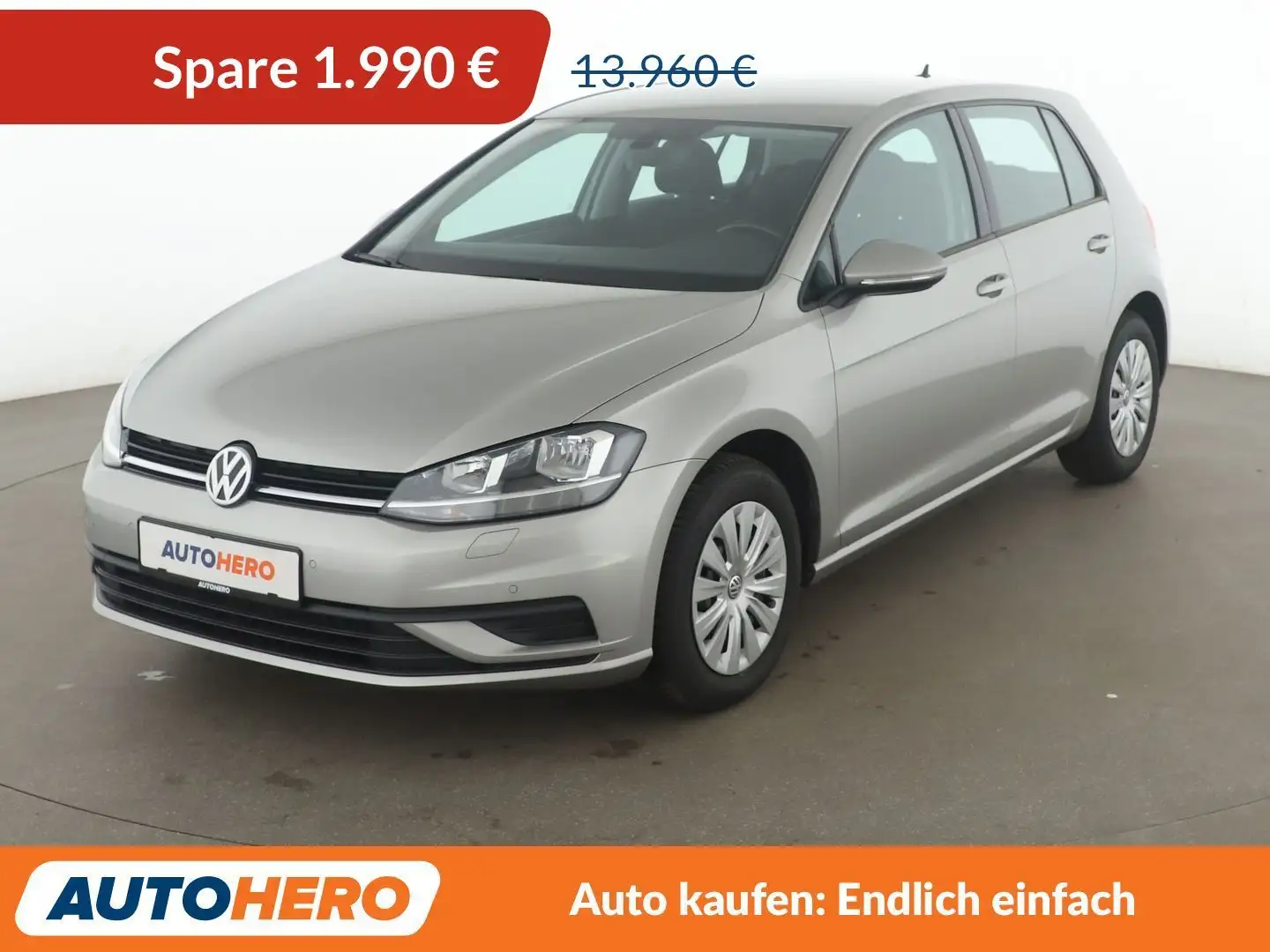 Volkswagen Golf 1.0 TSI Trendline BM*PDC*SHZ*KLIMA*GARANTIE* Silber - 1