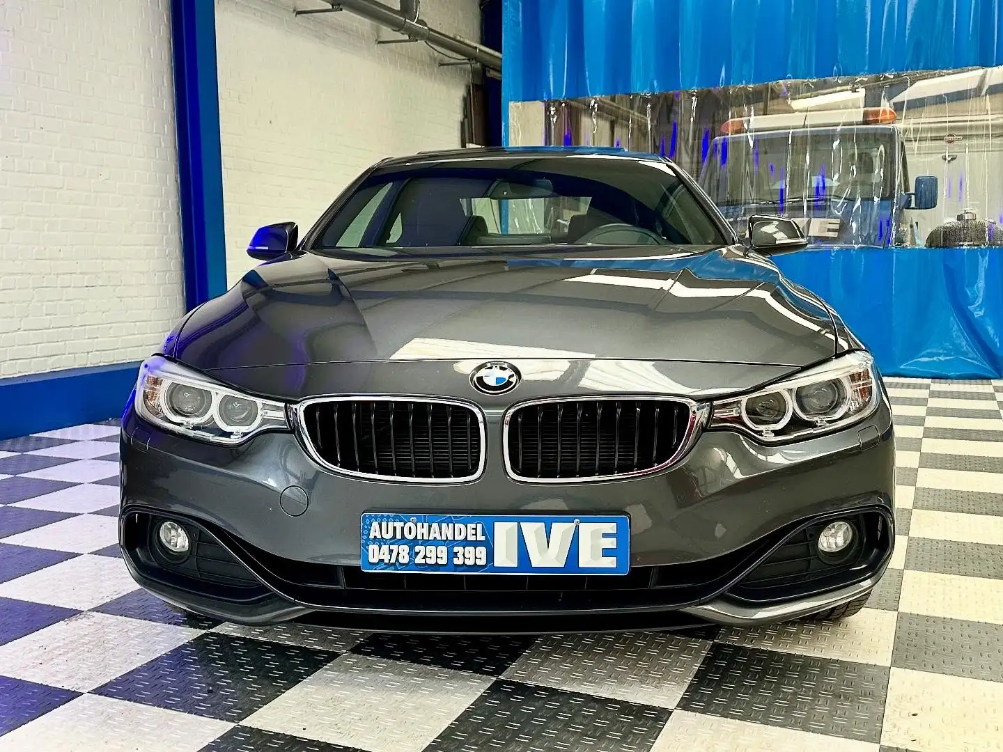 BMW 420 420i Coupe xDrive Sport-Aut.  **open dak** Grijs - 2