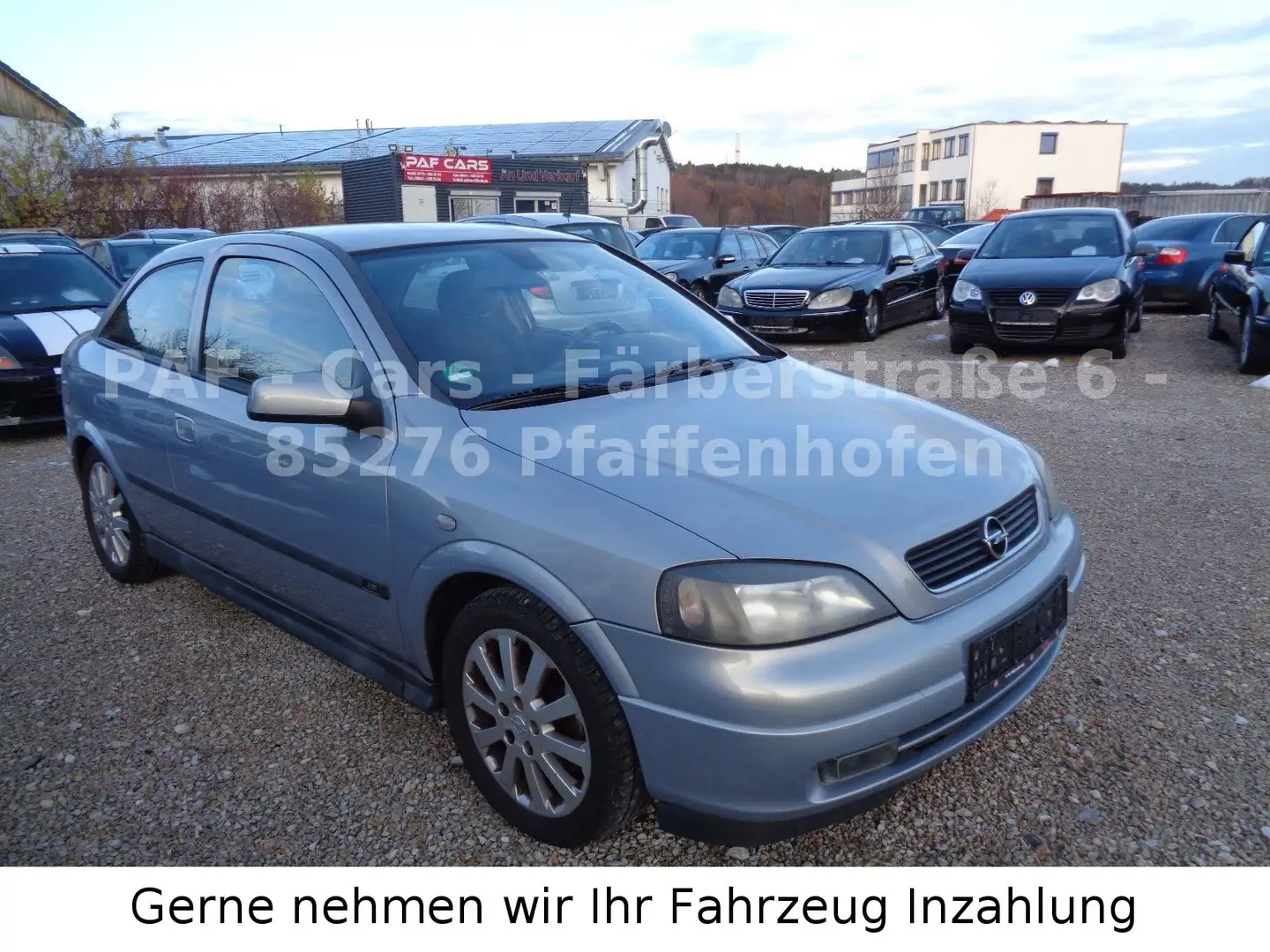 Opel Astra 1.8 16V Sport 1,8, Klima, Alu, Grijs - 1