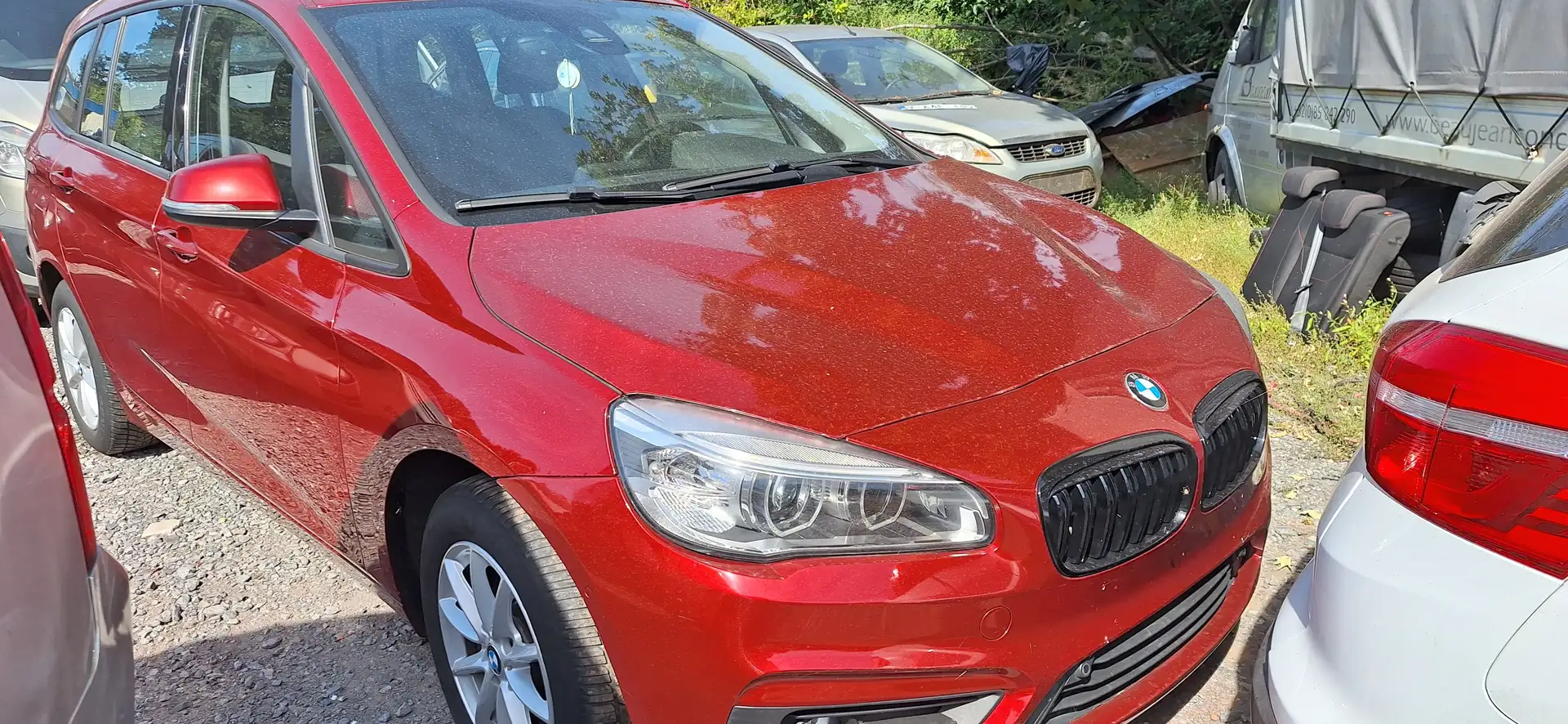 BMW 216 Gran Tourer 216 dA - EURO6b Rood - 1