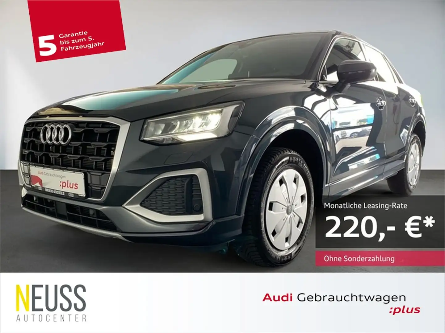 Audi Q2 35 TFSI advanced SOMMER+CARPLAY+AHK+GRA+DAB+ siva - 1