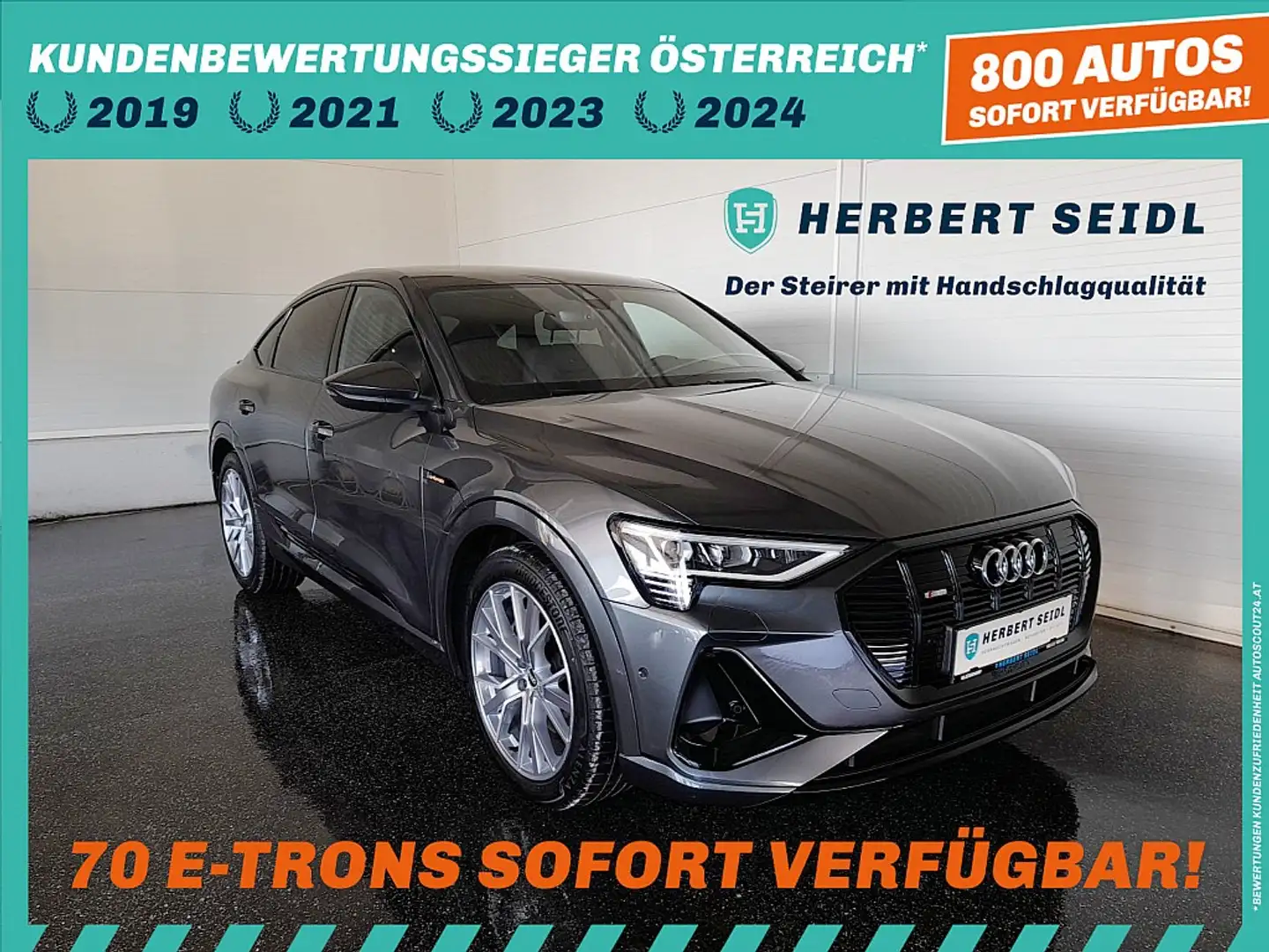 Audi e-tron SB 50 quattro S-LINE *NP € 92.998,- / 21 ZOLL /... Grau - 1