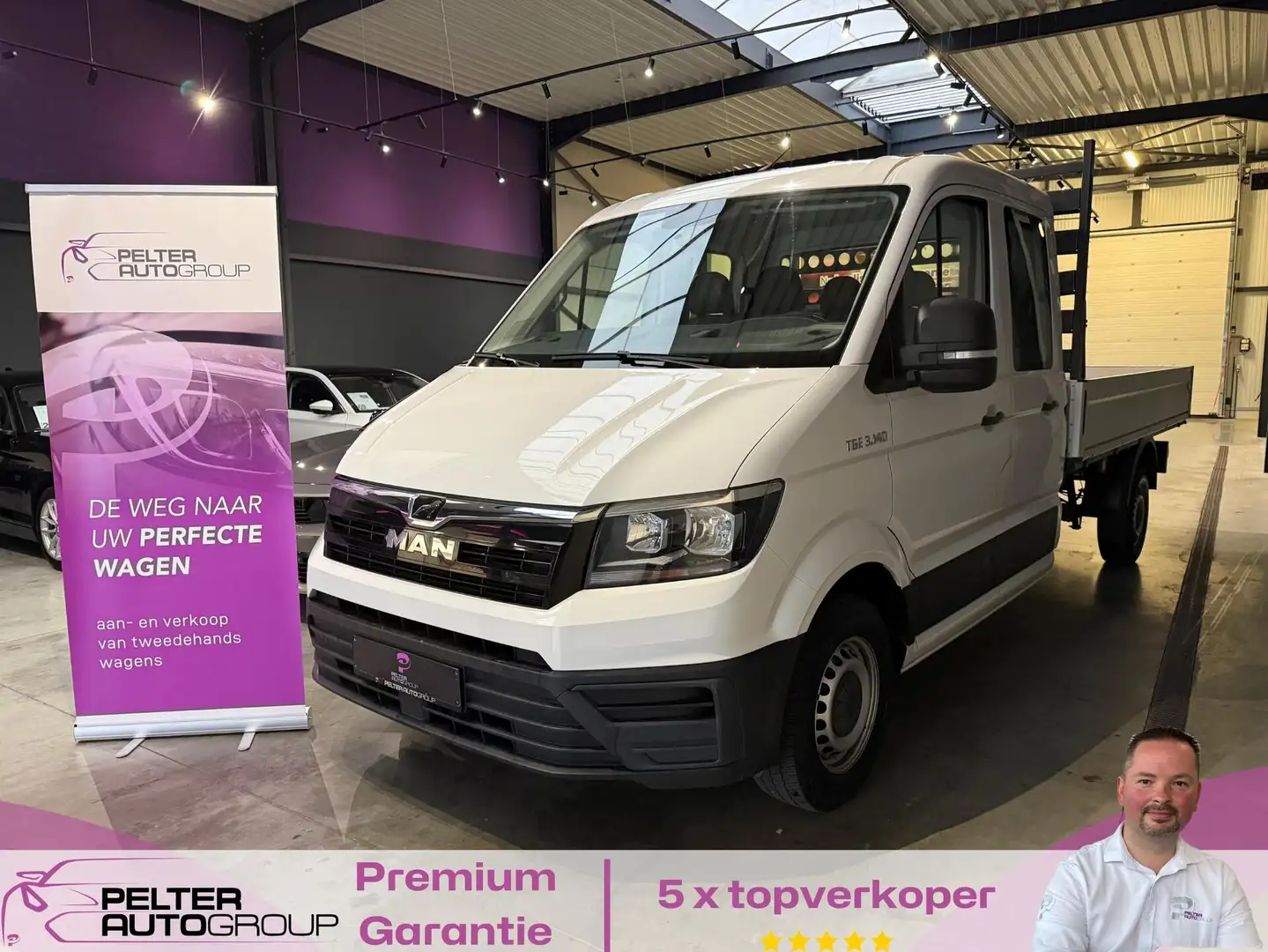 MAN TGE 2.0diesel Dubbel Cab. 7pl. 140pk Fehér - 1