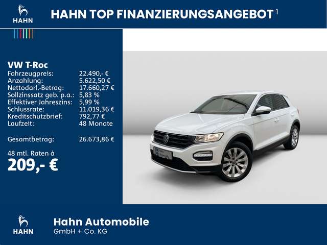 Volkswagen T-Roc 1.5 TSI DSG Sport Navi ACC Klima