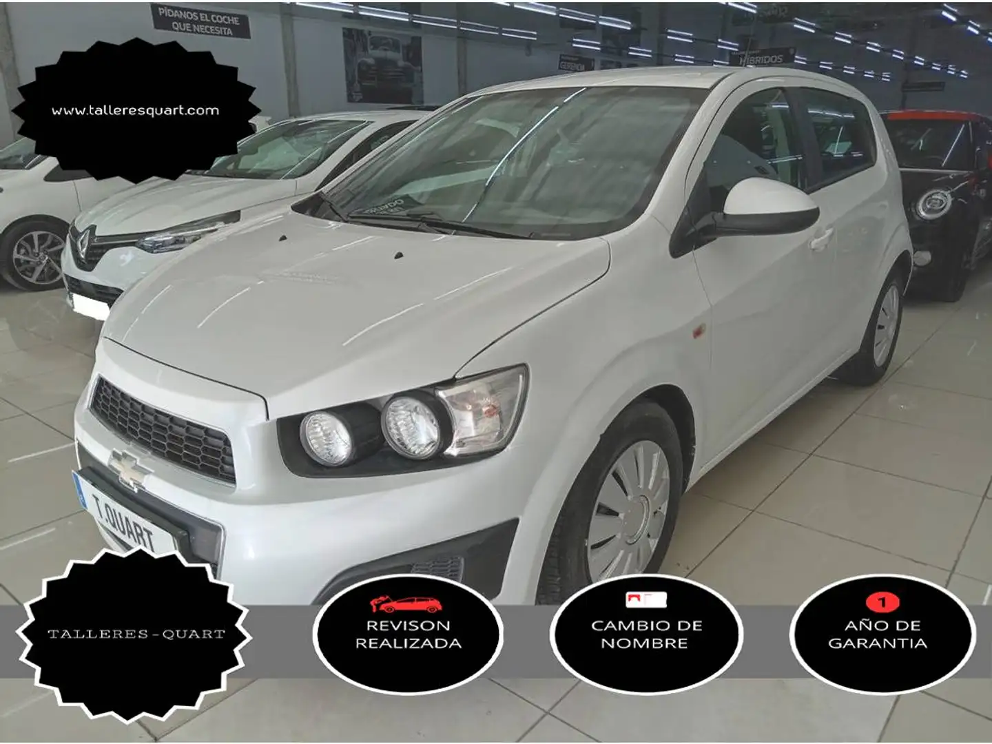 Chevrolet Aveo 1.4 16v LT+ Aut. Weiß - 1