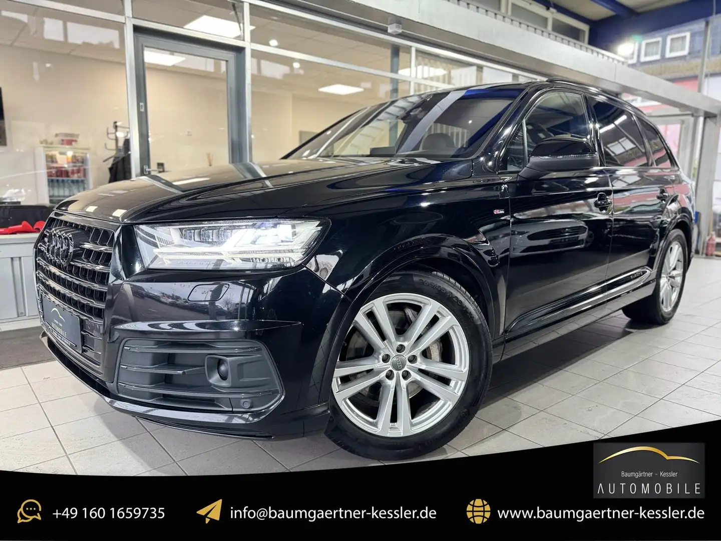 Audi Q7 3.0TDI qu. 3x S-LINE 7SITZER VIRTUAL PANO KAM Black - 1