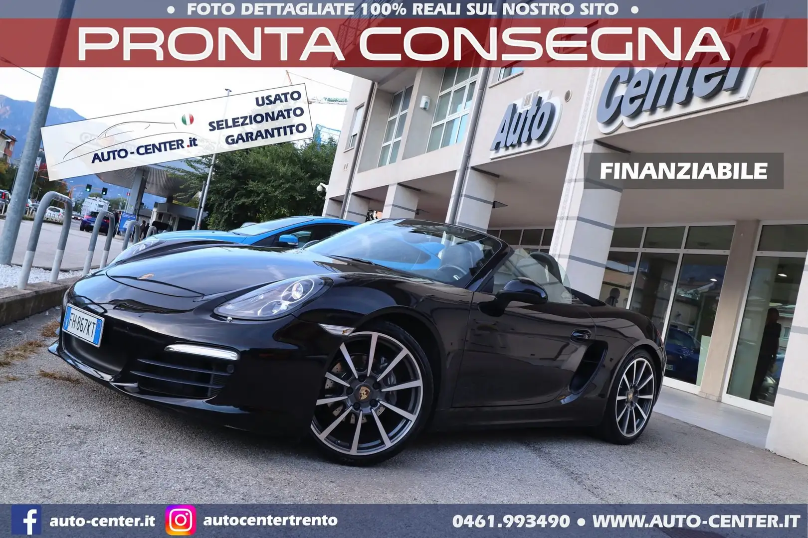 Porsche Boxster Black Edition 2.7 PDK 265CV Noir - 1