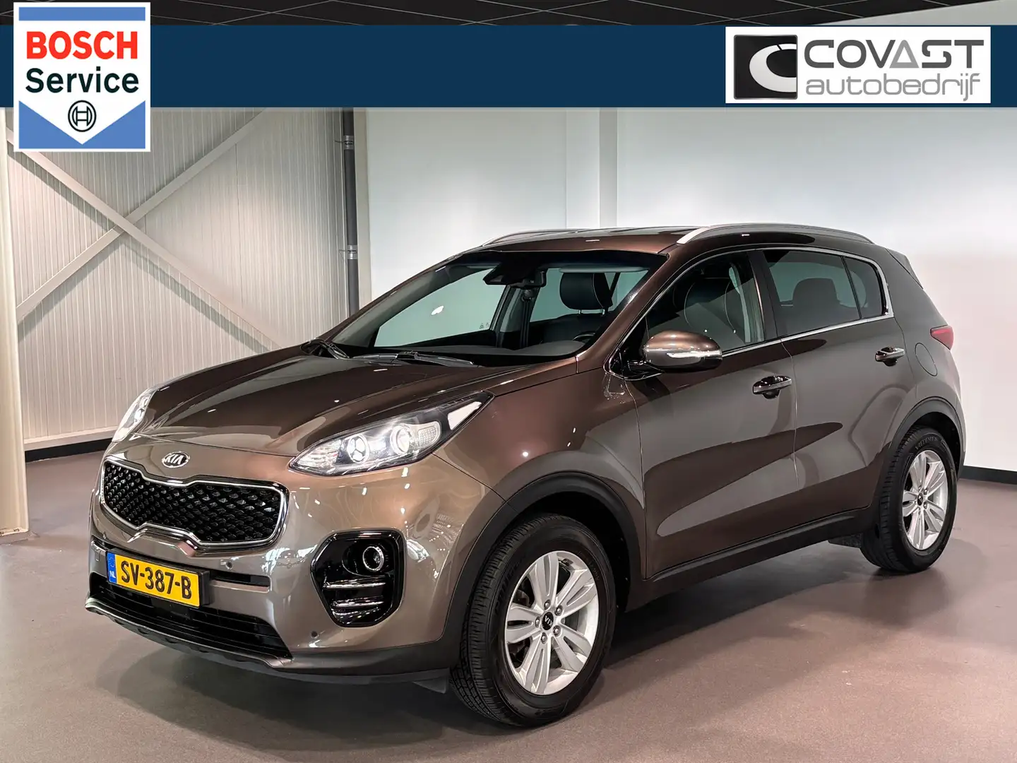 Kia Sportage 1.6 GDI First Edition Leder|Navi/Camera|Trekhaak|S Bruin - 1