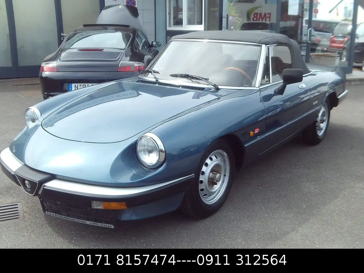 Alfa Romeo Spider Scheunenfund  H-Zulassung 71`tkm Blue - 1