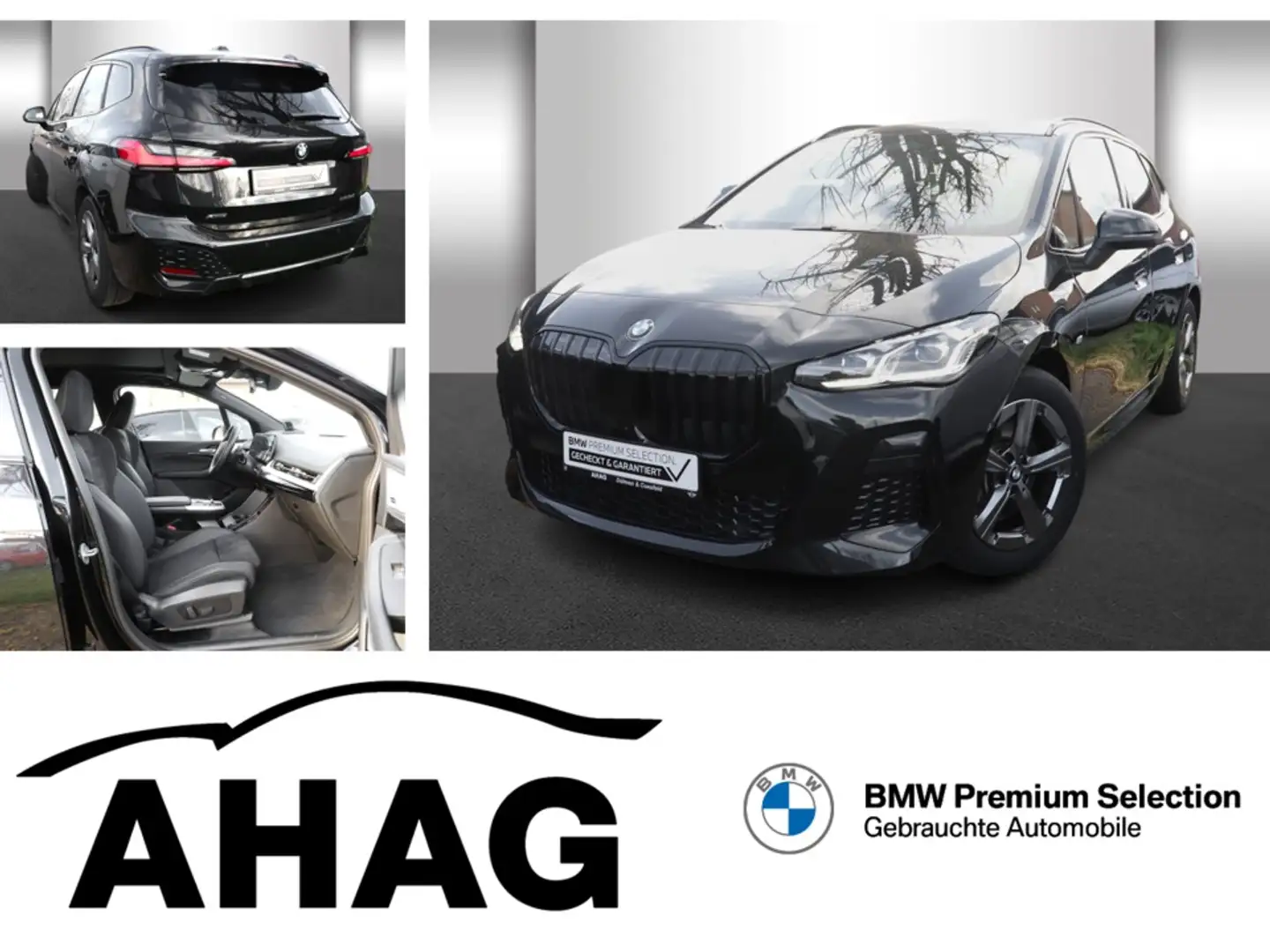 BMW 214 223i Active Tourer xDrive M Sport HUD Pano AHK Zwart - 1