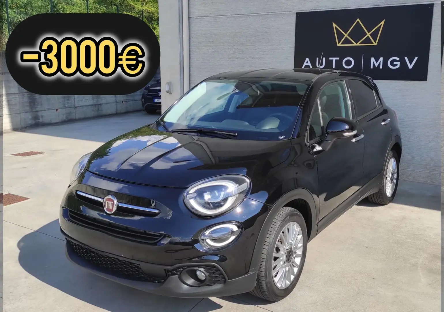 Fiat 500X 500X 1.6 mjt Connect 130cv *PELLE*LED*PROMO Чорний - 1
