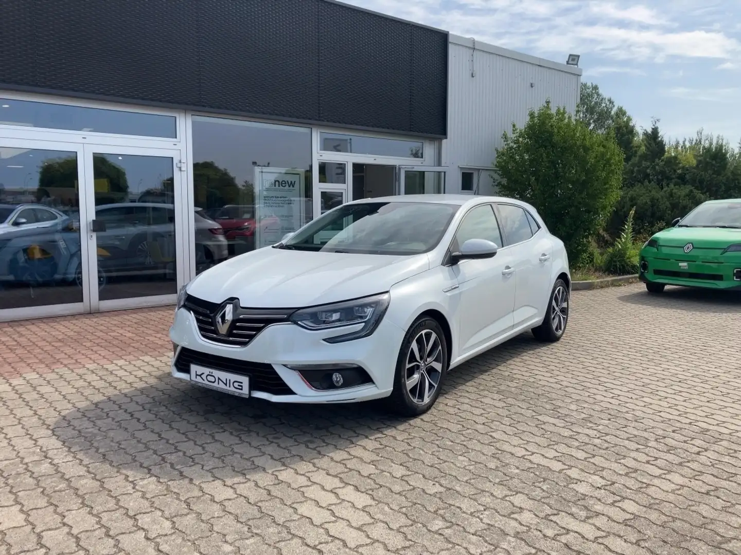 Renault Megane 130 PS Tempomat Klima Navi Wit - 1