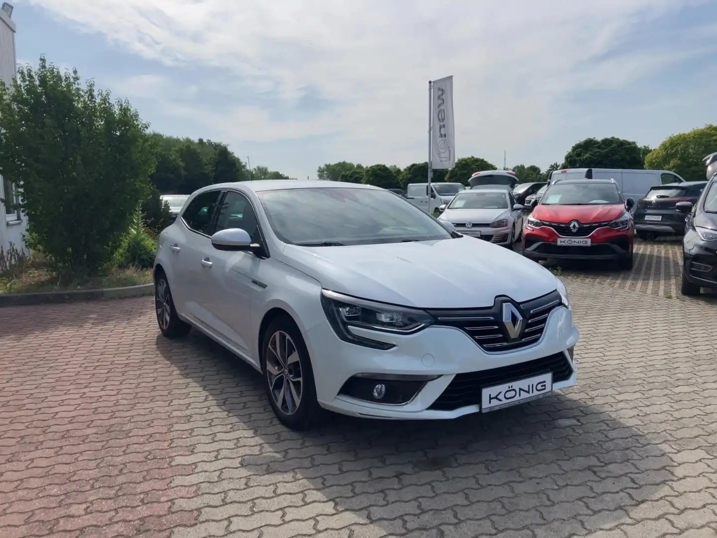 Renault Megane 130 PS Tempomat Klima Navi Wit - 2