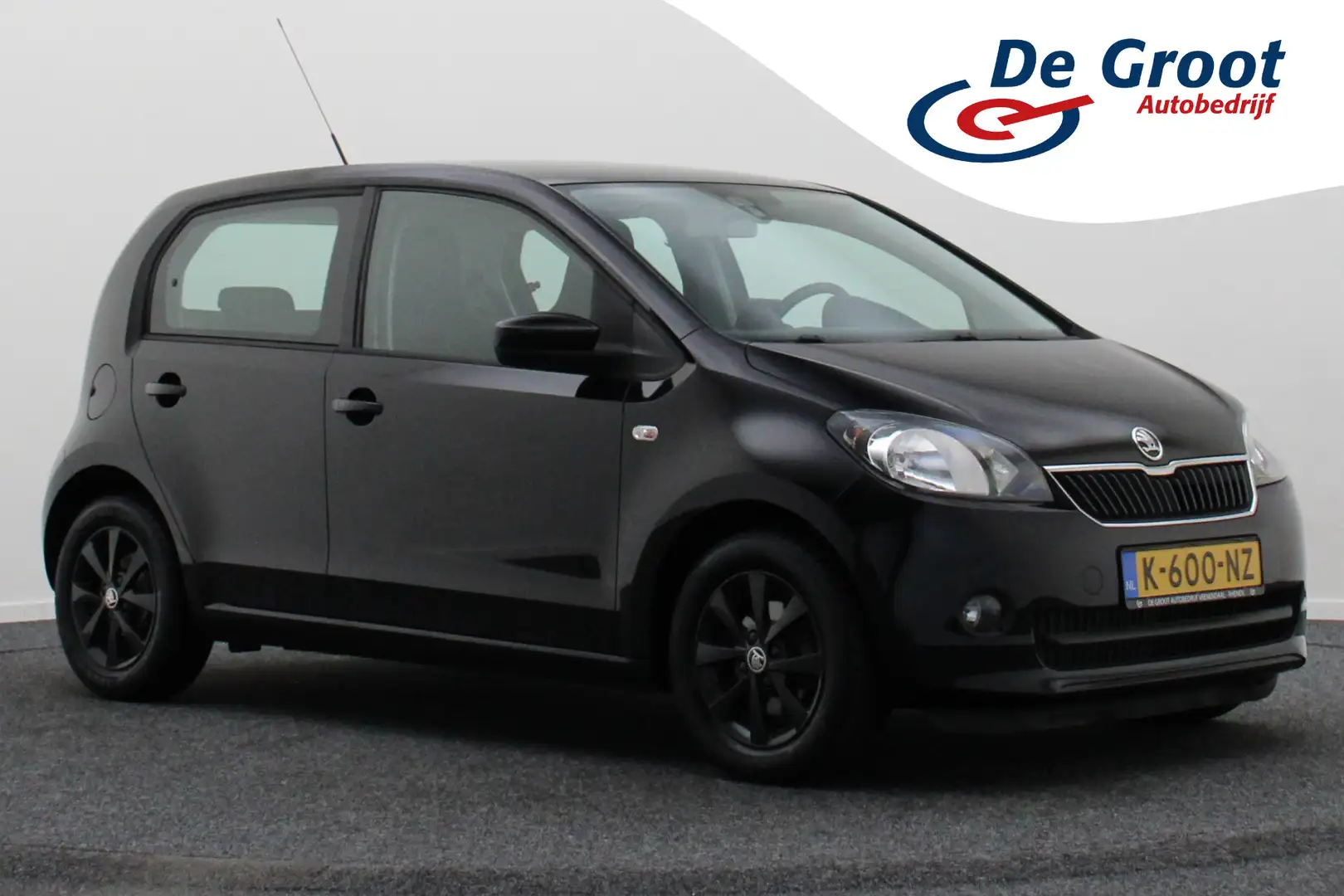 Skoda Citigo 1.0 Greentech Arctic Air 5-Deurs, Navigatie, Airco Negru - 1