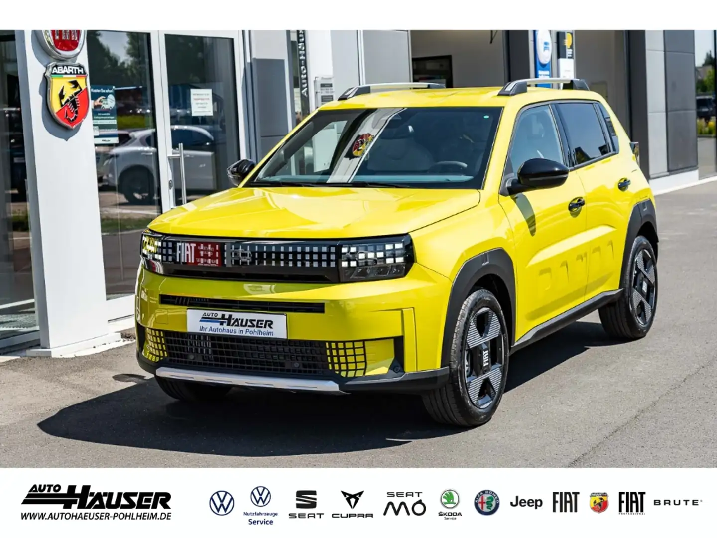 Fiat Grande Panda La Prima Hybrid 1.2 eDCT SOFORT WINTER NAVI KAMERA Gelb - 1