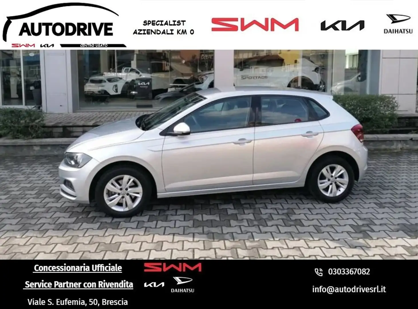 Volkswagen Polo 1.6 TDI 95 CV DSG 5p Comfortline BlueMotion Tech. Argento - 1