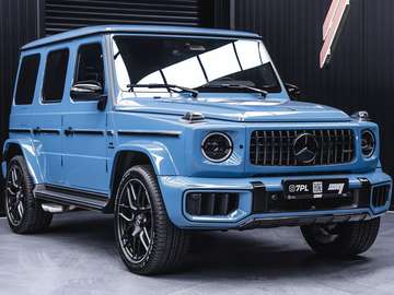 AMG G63 China blue + Prod 2025 + AMG Night Pack II