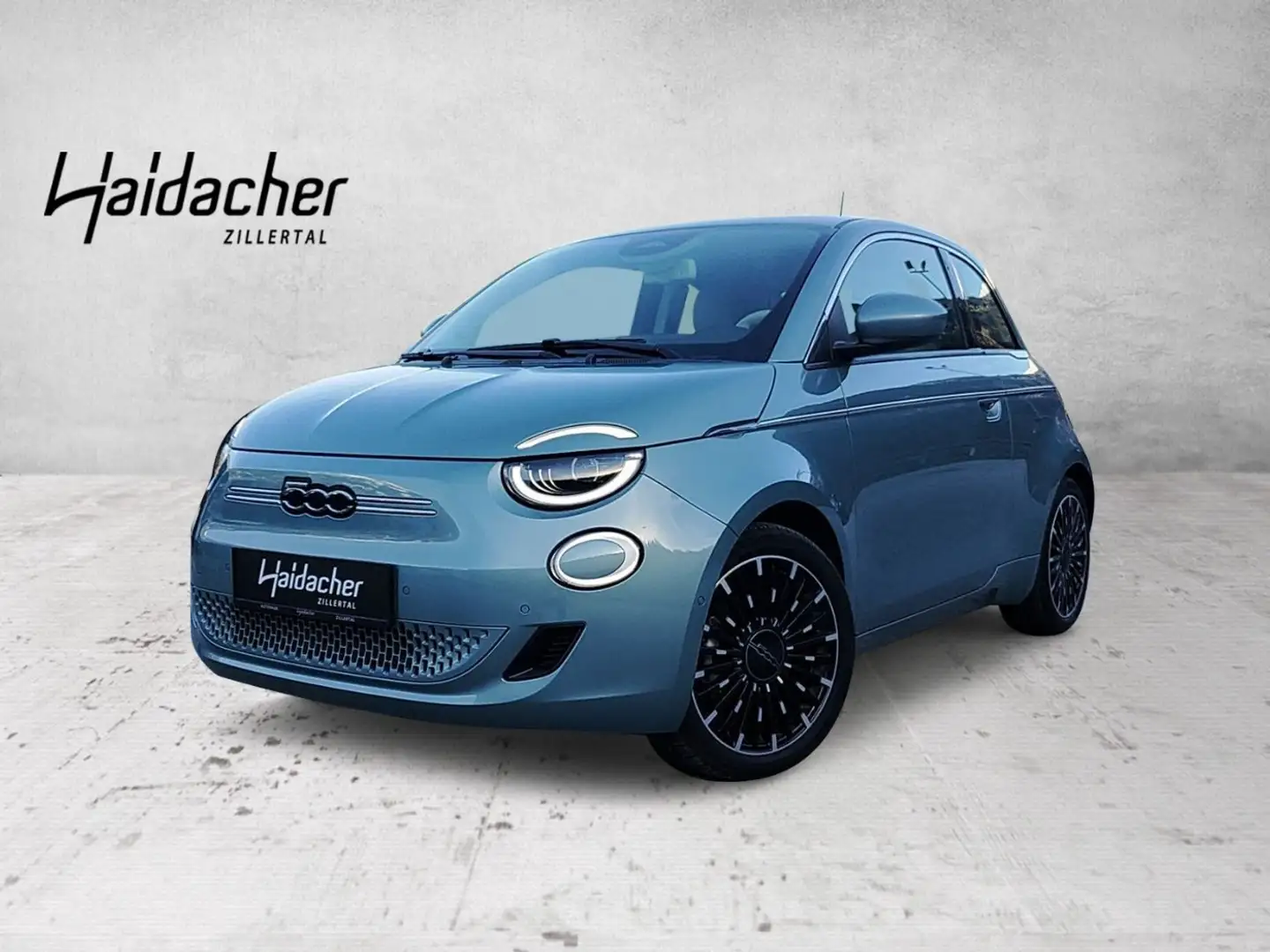 Fiat 500e Elektro La Prima 3+1 42 kWh RKam Klima PTS Blau - 1