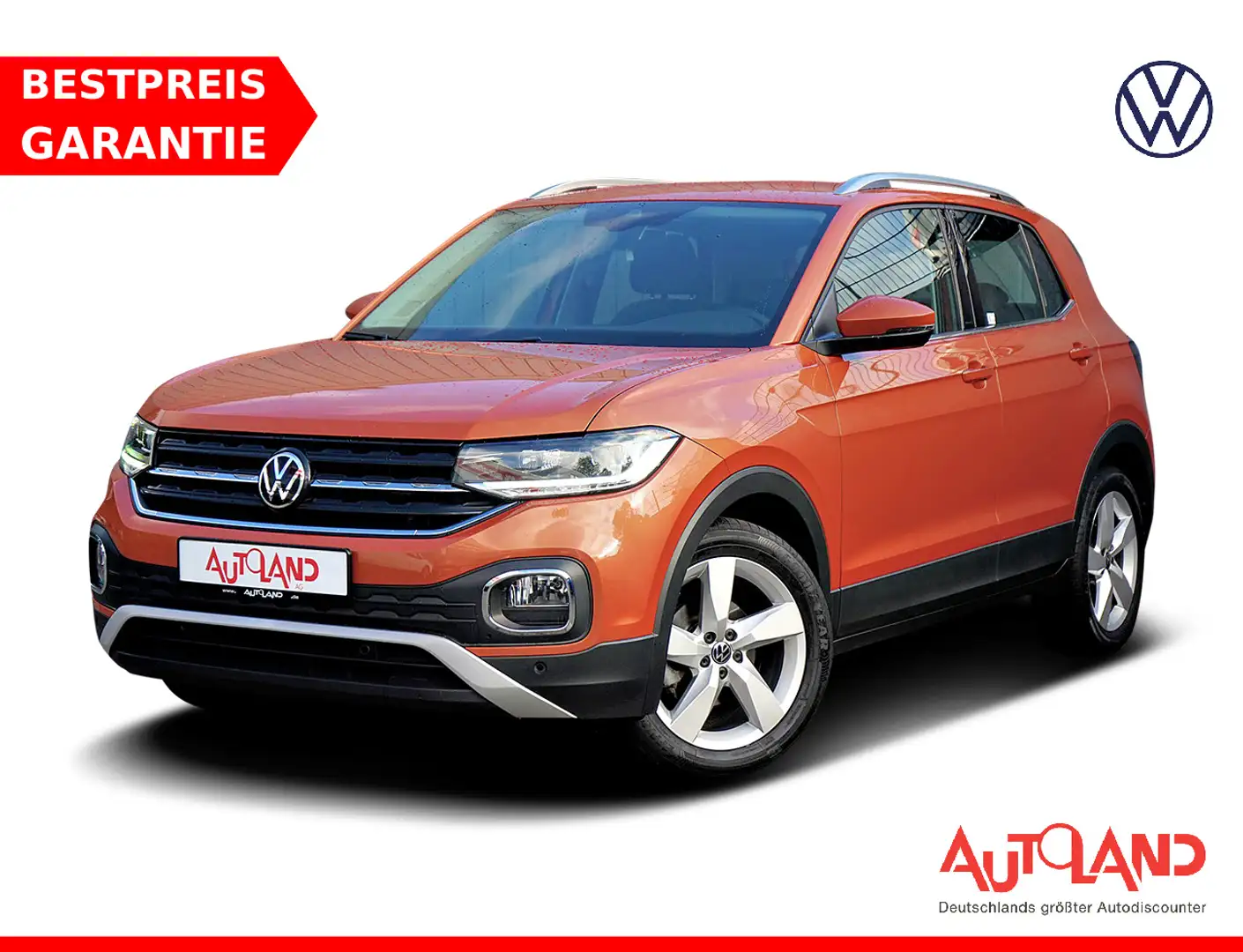 Volkswagen T-Cross 1.0 LED Navi Klimaaut. PDC Kamera Orange - 1